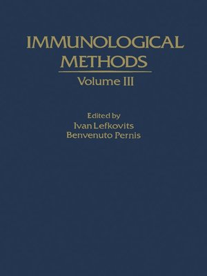 cover image of Immunological Methods, Volume 3